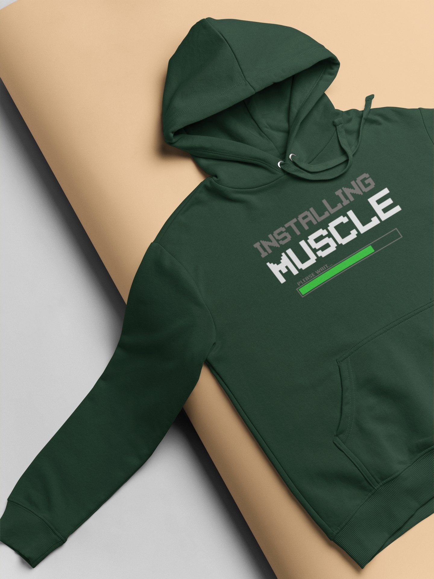 Installing Muscles Gym And Workout Hoodies for Women-FunkyTradition - Funky Tees Club