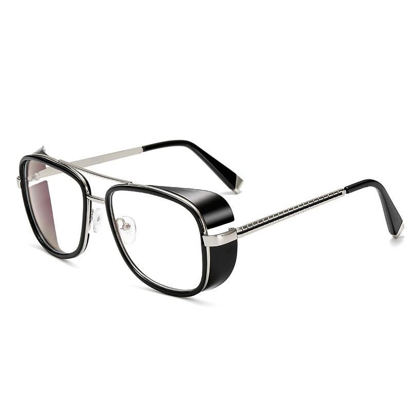Iron Man 3 Tony Stark Sunglasses Frames for Men Vintage Luxury Brand Designer - FunkyTradition - FunkyTradition
