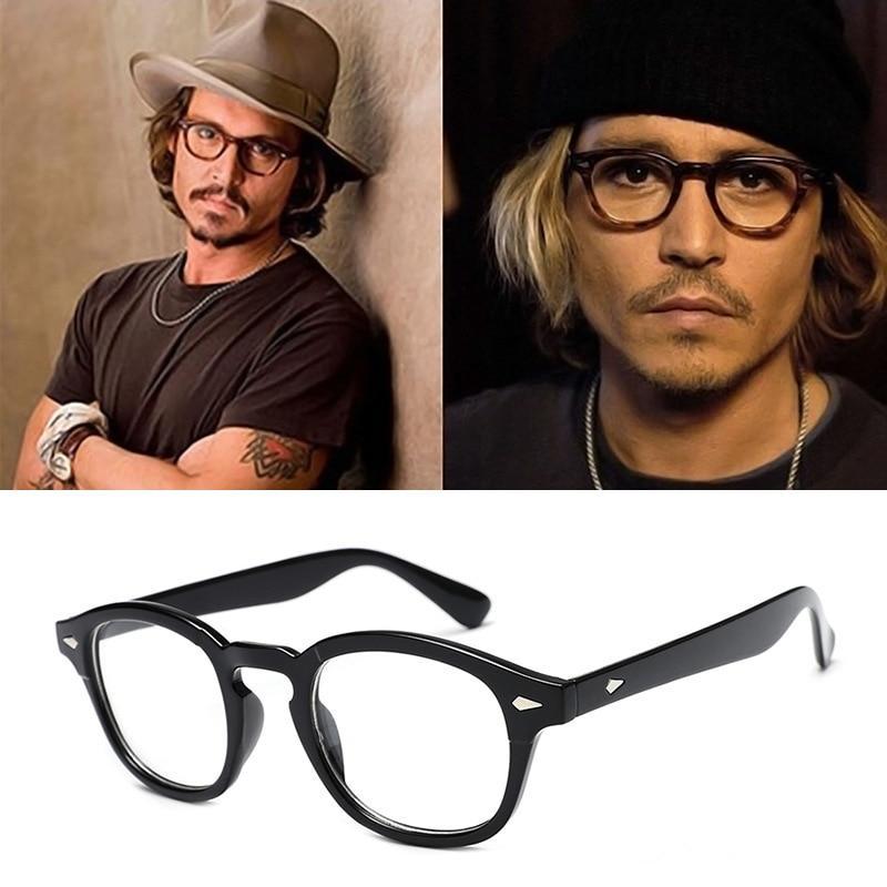 Johnny Depp Style Glasses Men Retro Vintage Prescription Glasses
