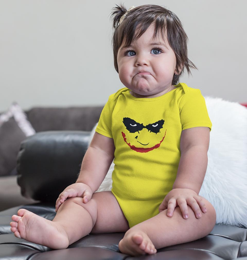 Joker Face Rompers for Baby Girl- FunkyTradition - FunkyTradition