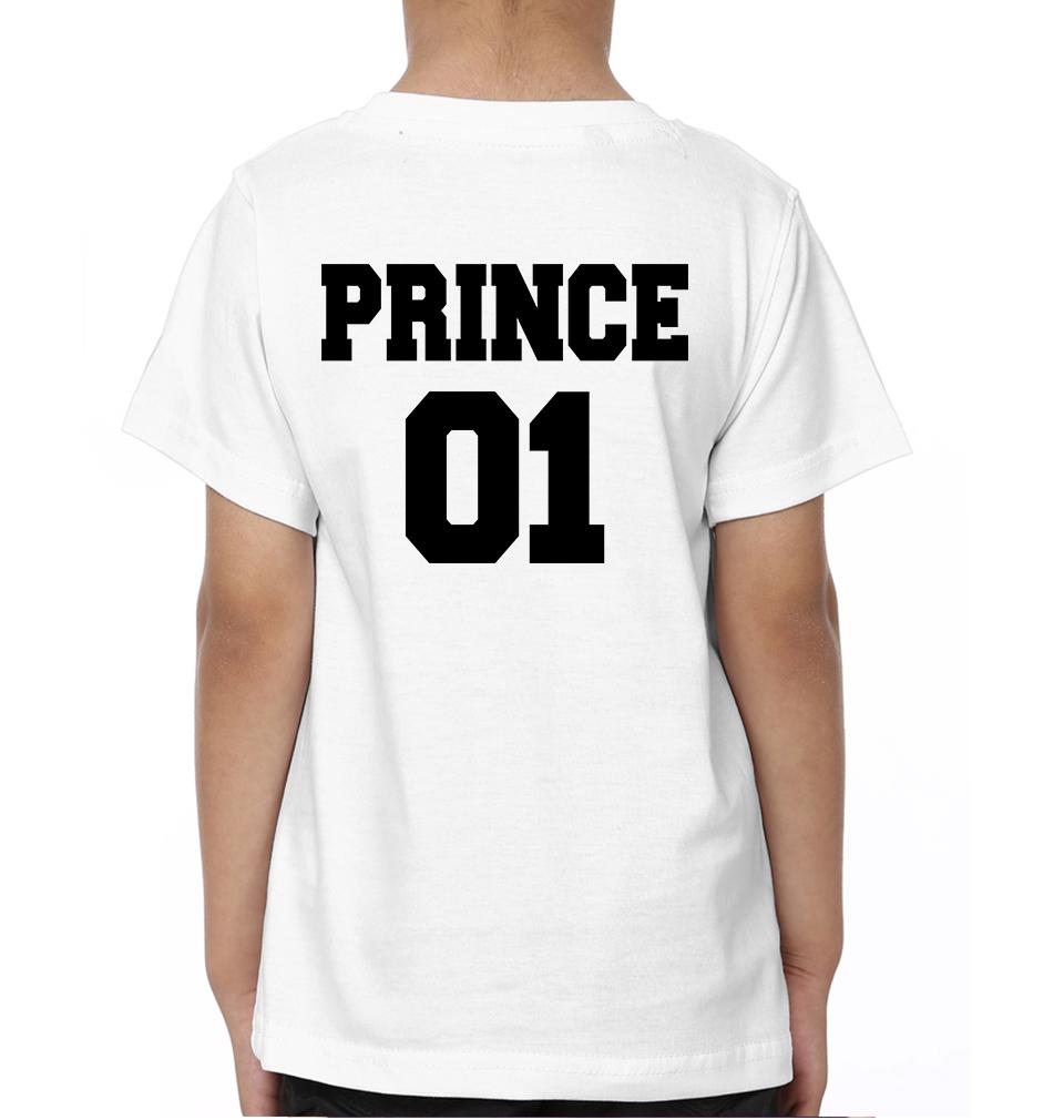 King 01 Prince 01 Father and Son Matching T-Shirt- FunkyTradition - FunkyTradition