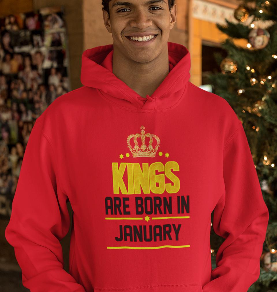 Kings Are Born In January Hoodie For Men-FunkyTradition - FunkyTradition