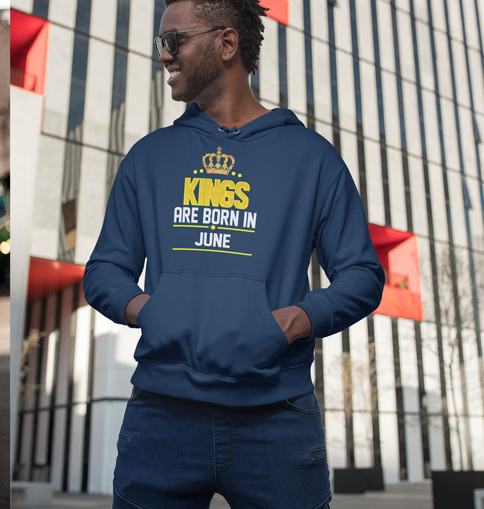 Kings Are Born In June Hoodie For Men-FunkyTradition - FunkyTradition