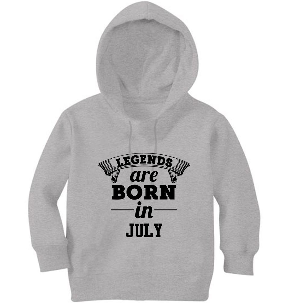 Legends are Born in July Hoodie For Girls -FunkyTradition - FunkyTradition