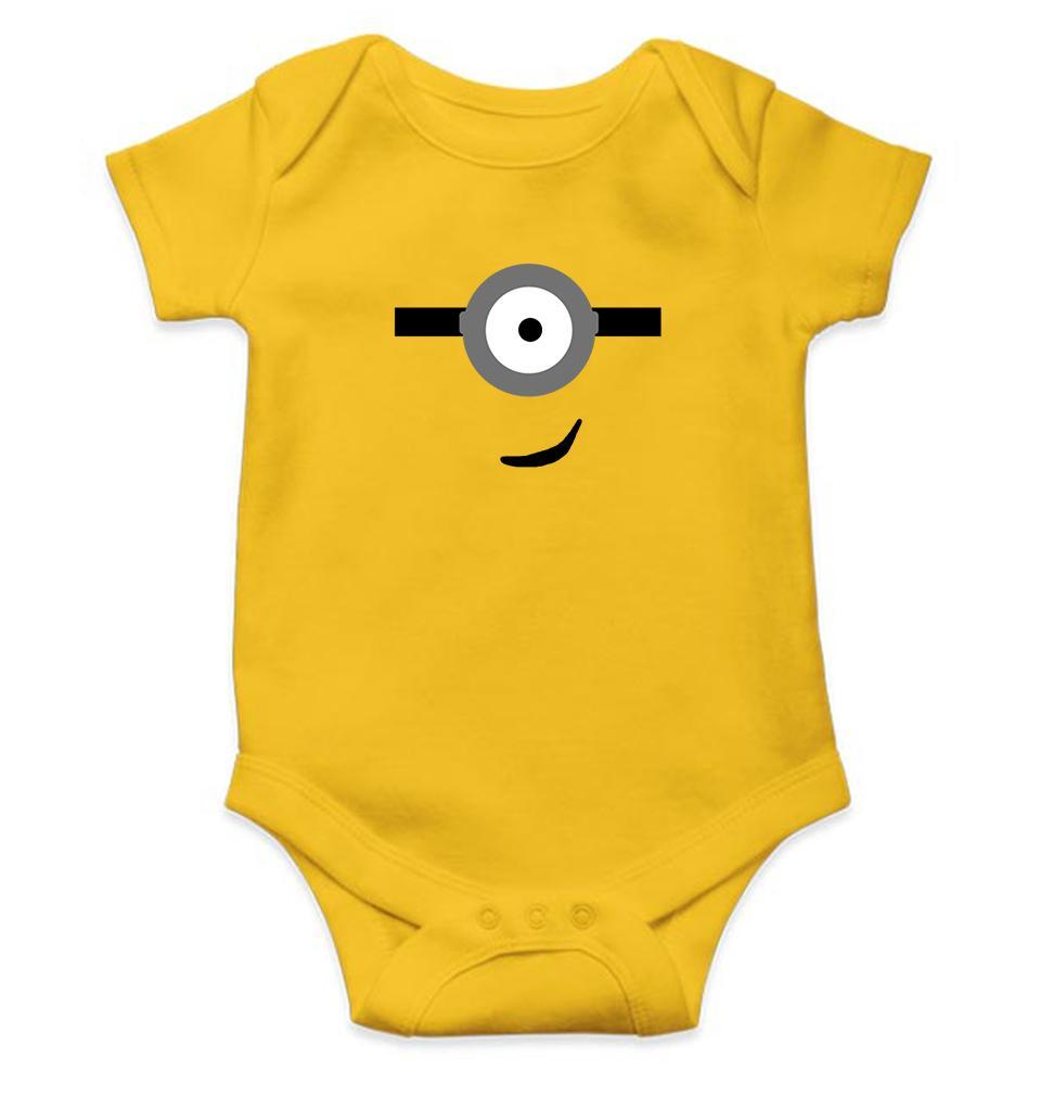 Minion Smile Rompers for Baby Girl- FunkyTradition FunkyTradition