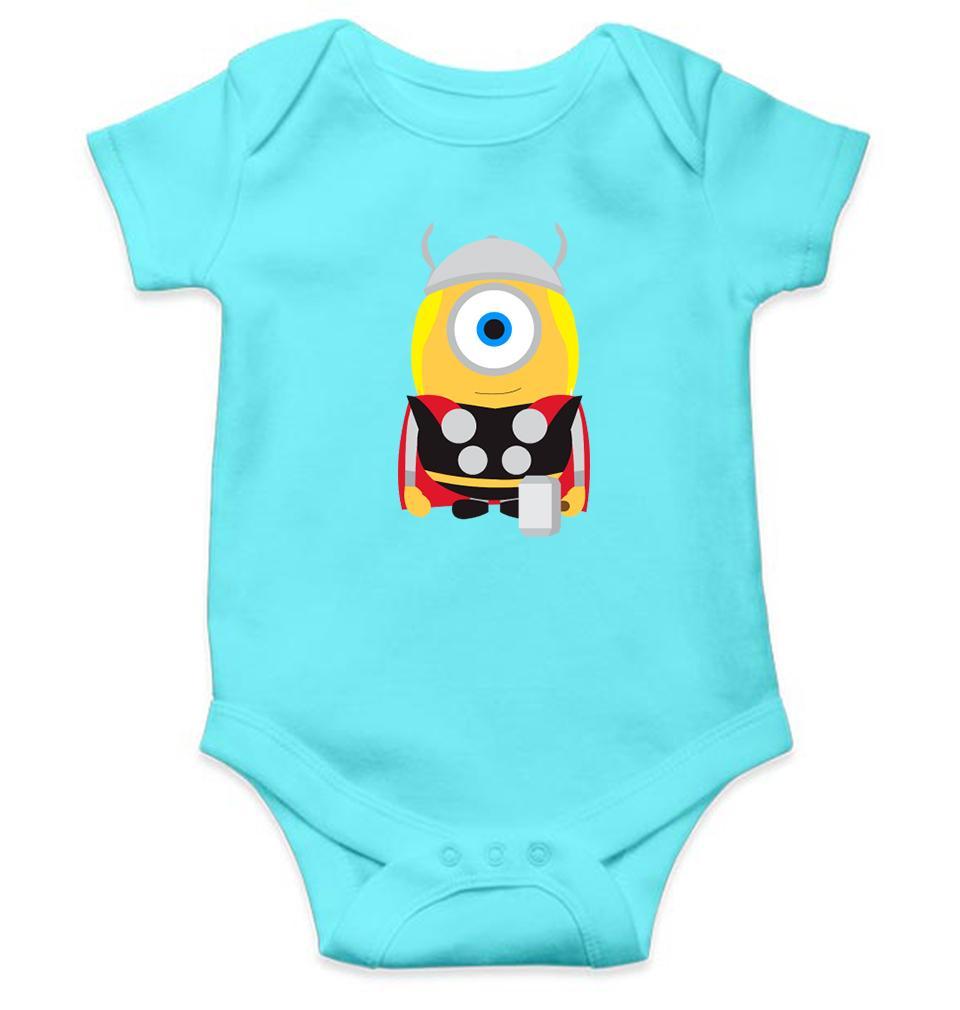 Minion Thor Rompers for Baby Girl- FunkyTradition FunkyTradition