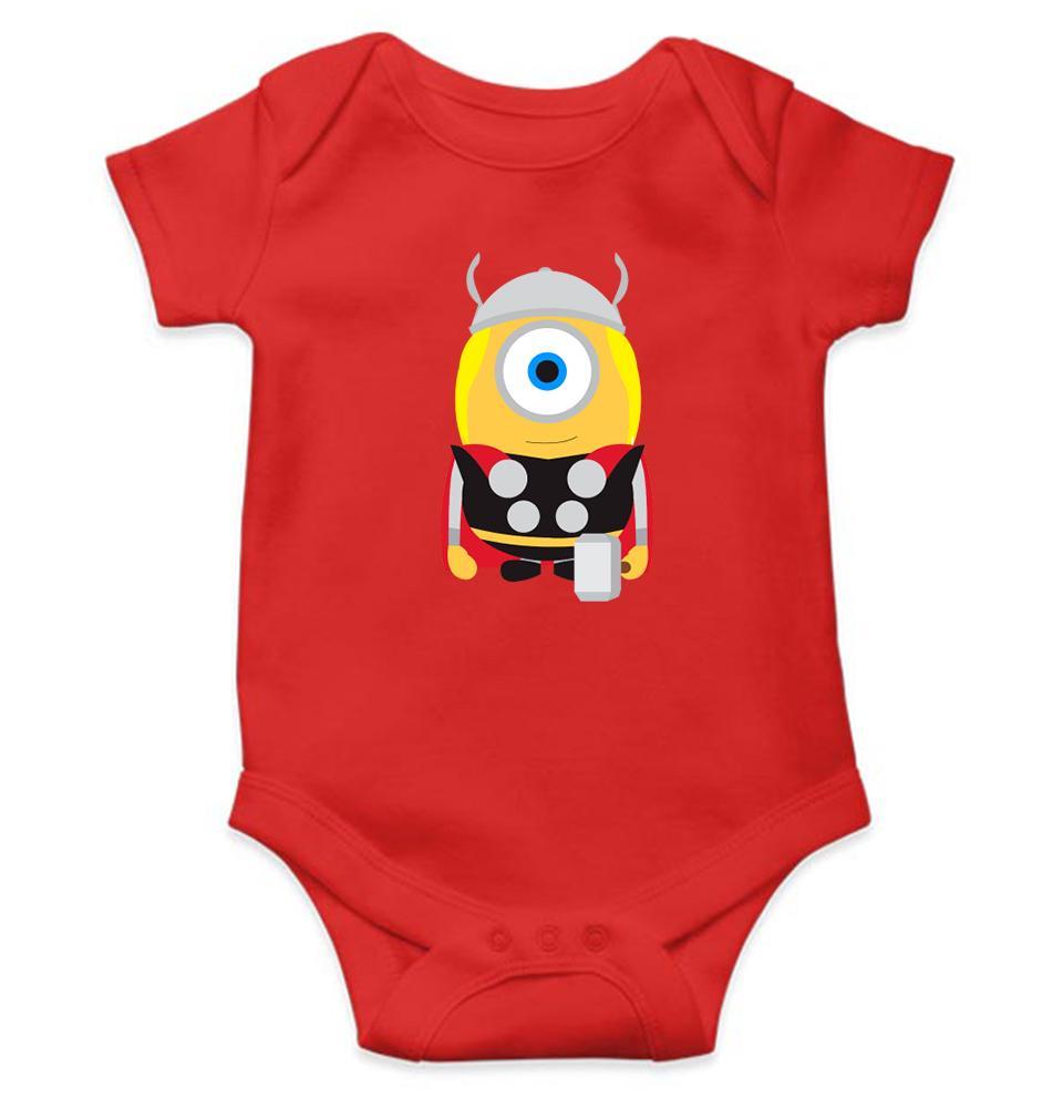 Minion Thor Rompers for Baby Girl- FunkyTradition FunkyTradition