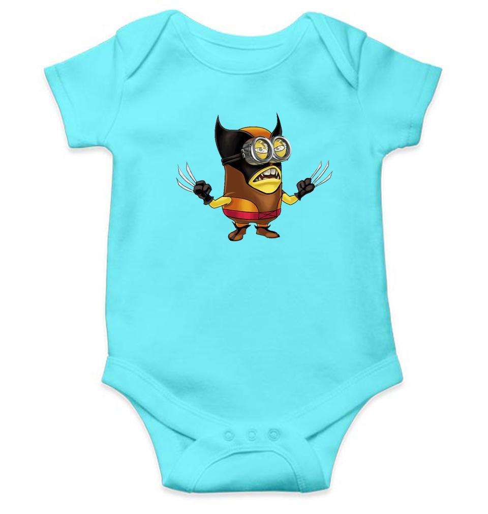 Minion Wolverine Abstract Rompers for Baby Boy- FunkyTradition FunkyTradition
