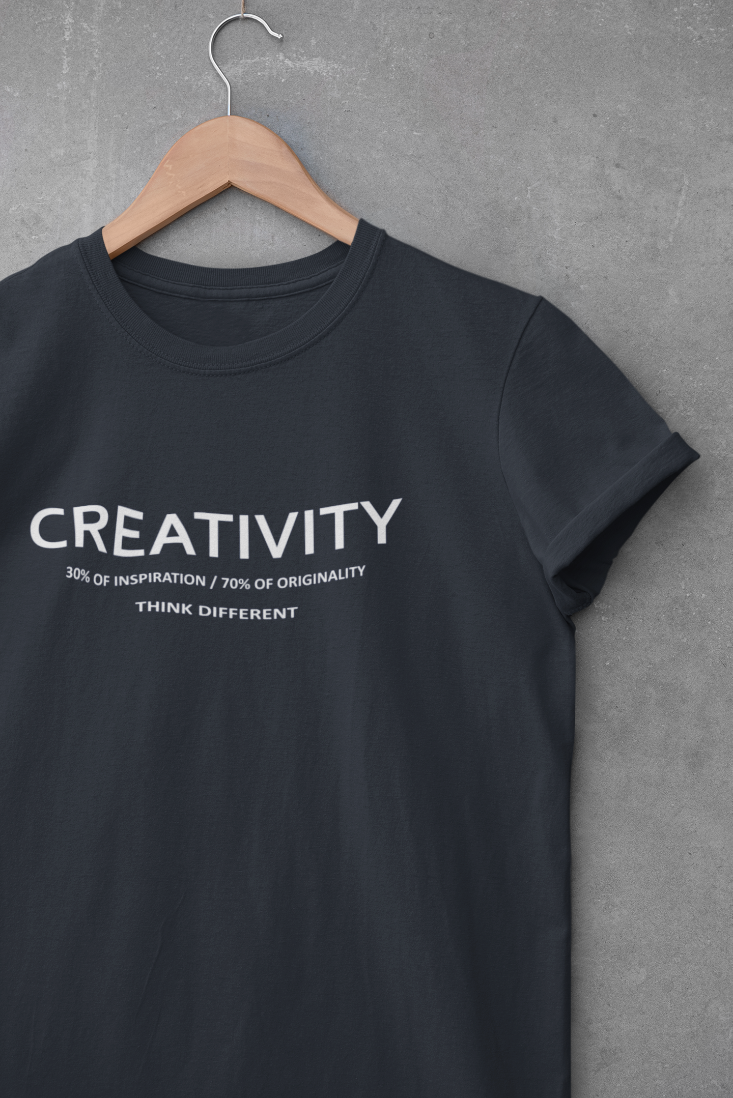 Creativity Quotes Mens Half Sleeves T-shirt- FunkyTradition