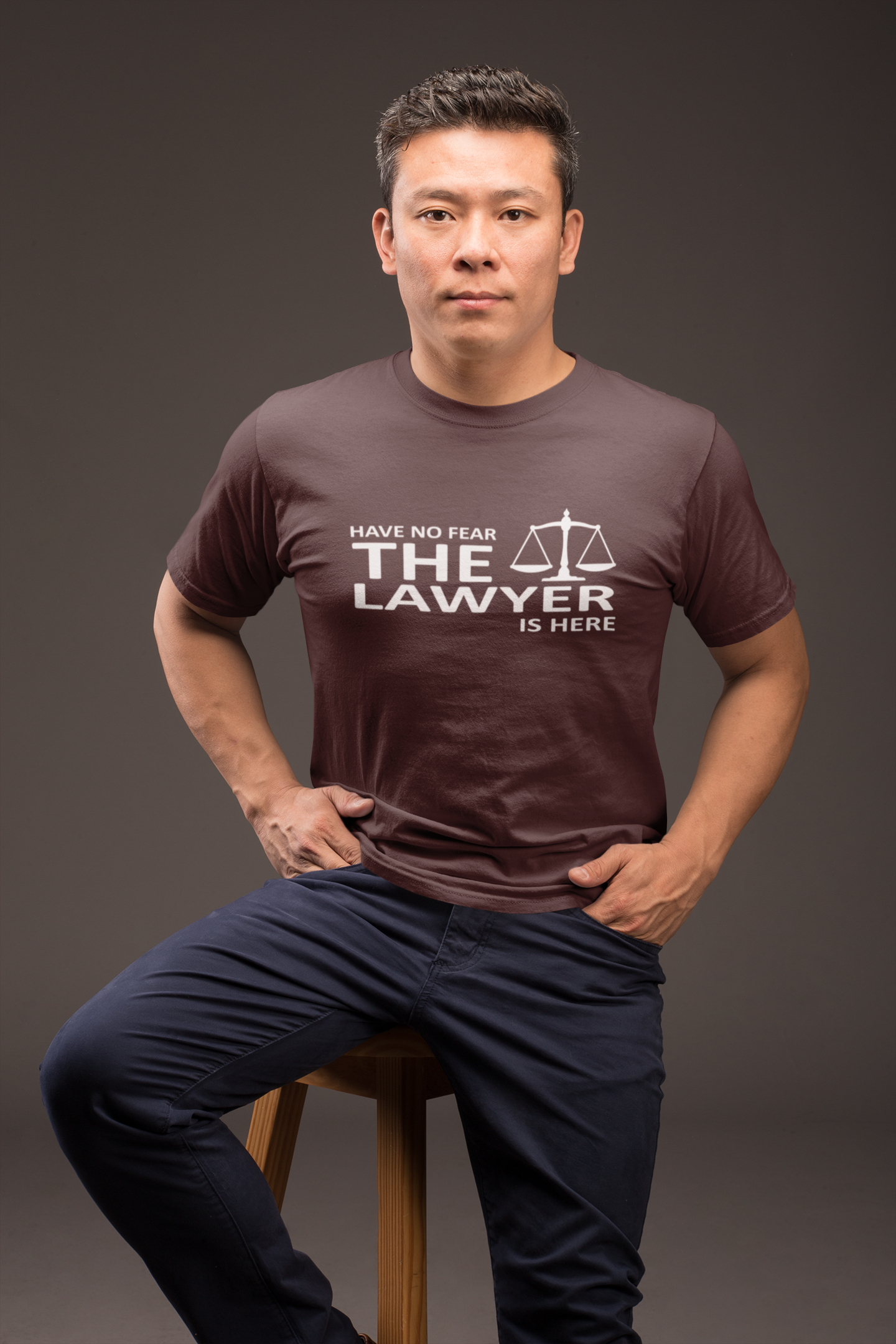Have No Fear The Lawyer Is Here Mens Half Sleeves T-shirt- FunkyTradition