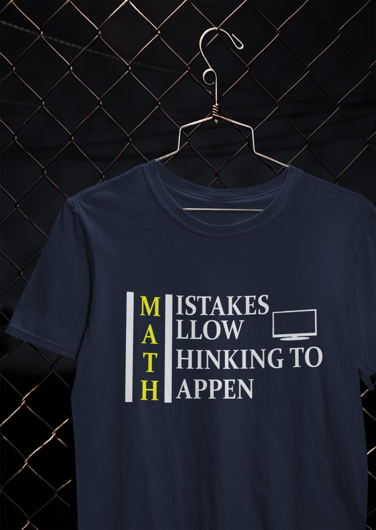 Definition Of Math Teacher Mens Half Sleeves T-shirt- FunkyTradition
