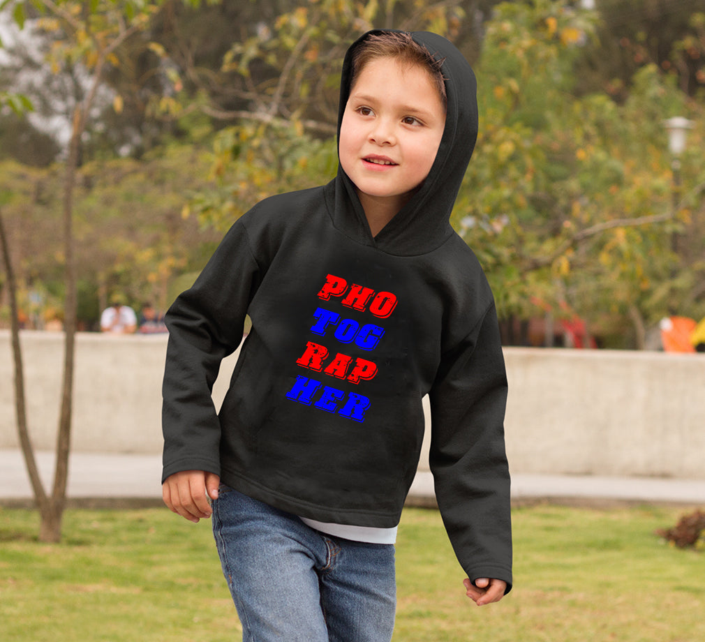 Photographer Hoodie For Boys-FunkyTradition