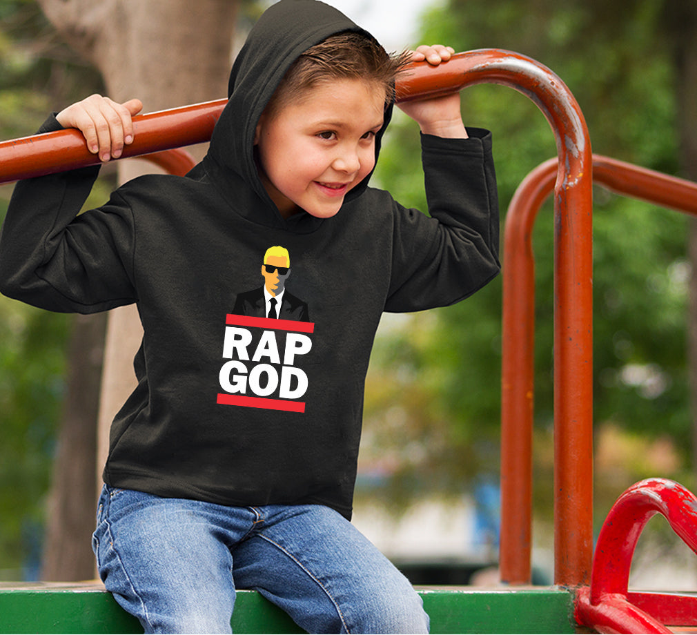 Rap God Hoodie For Boys-FunkyTradition