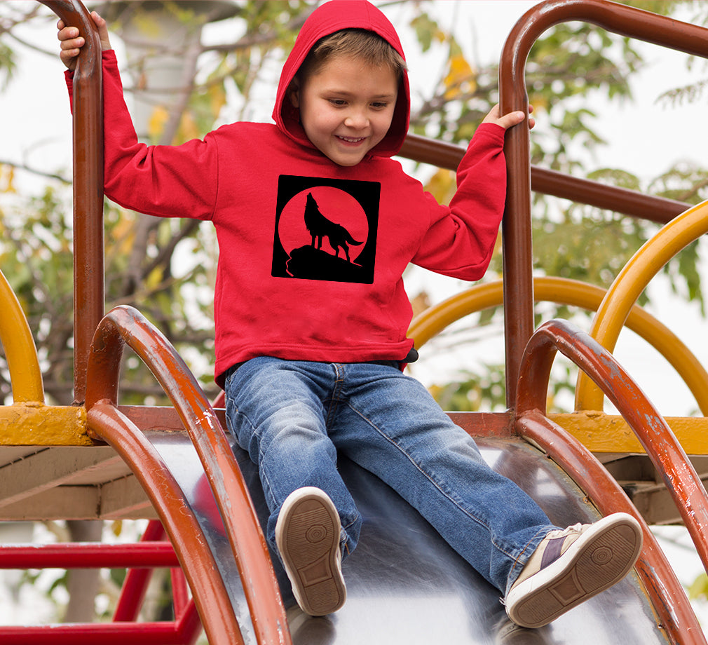 WOLF Hoodie For Boys-FunkyTradition