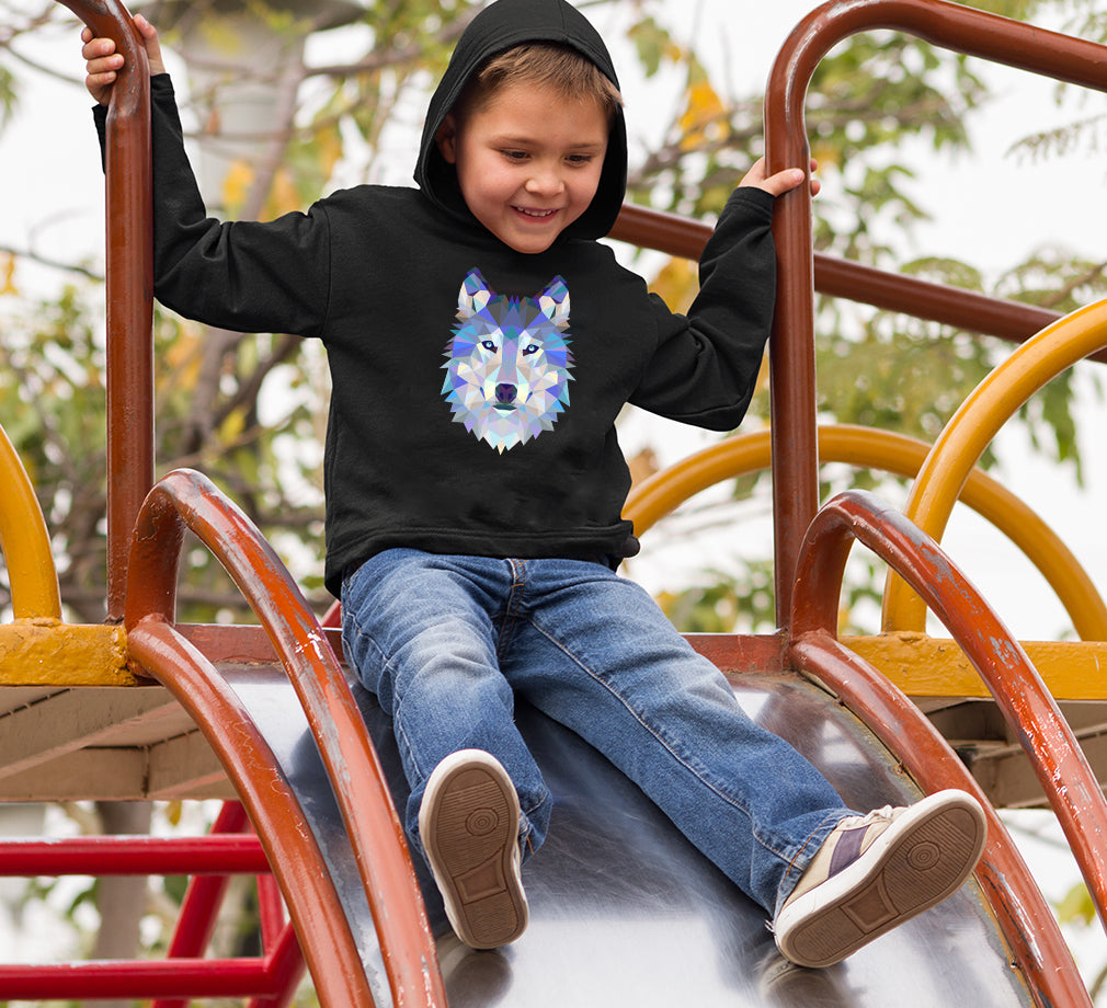 Wolf Hoodie For Boys-FunkyTradition
