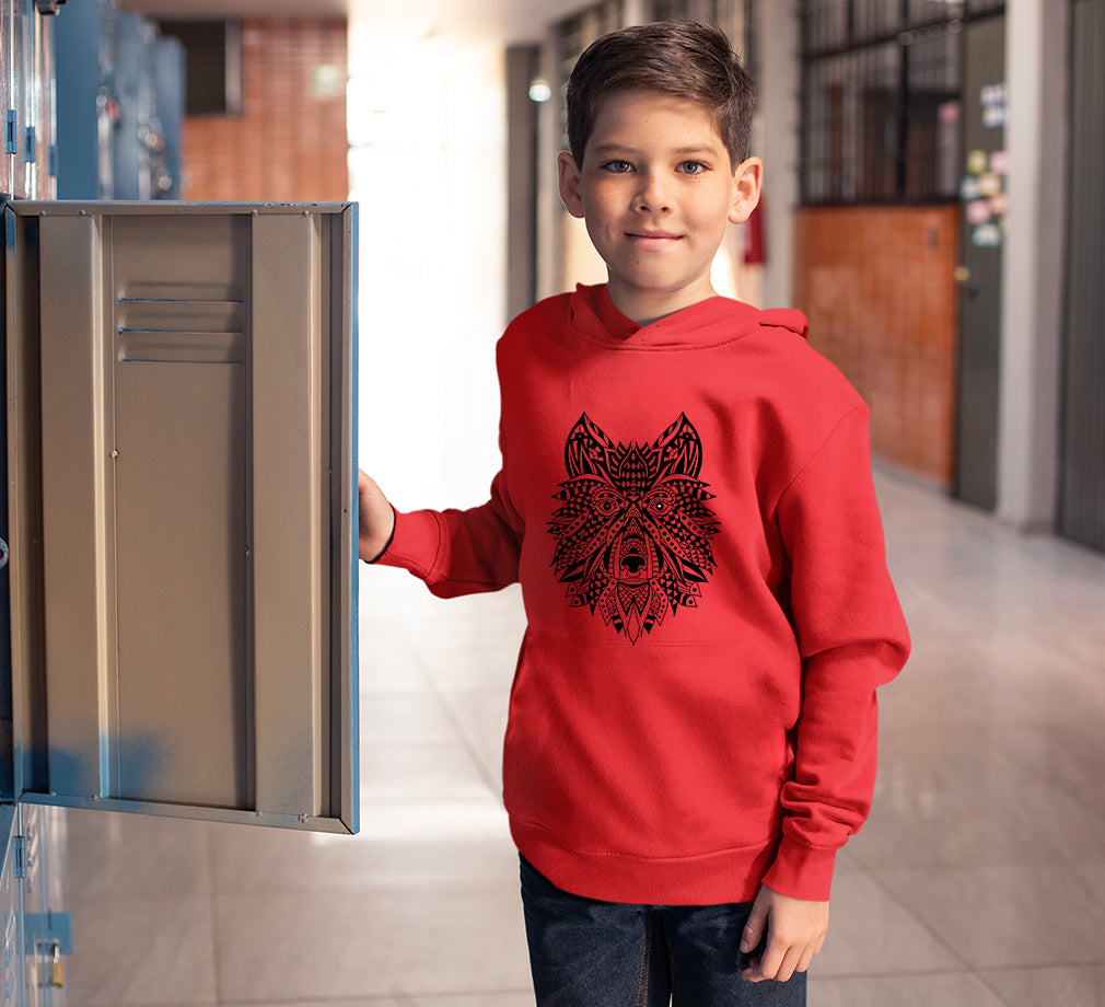 WOLF Hoodie For Boys-FunkyTradition