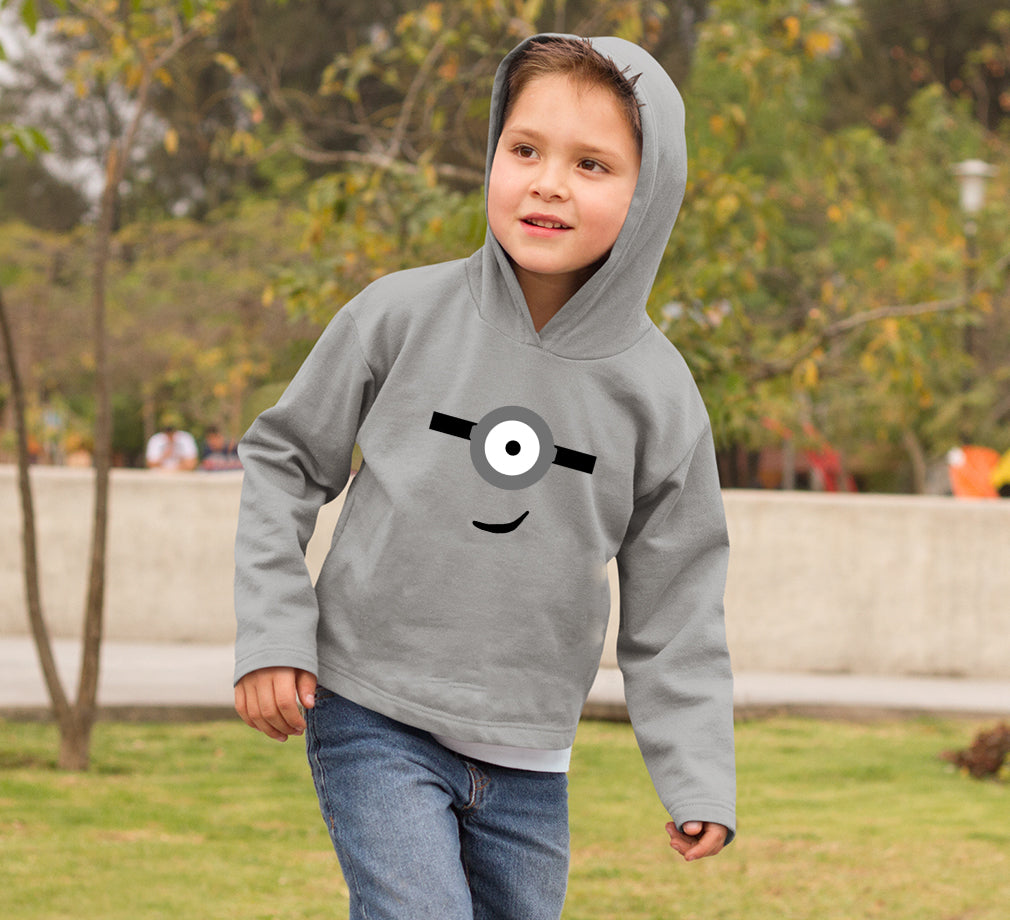Minion Smile Hoodie For Boys-FunkyTradition