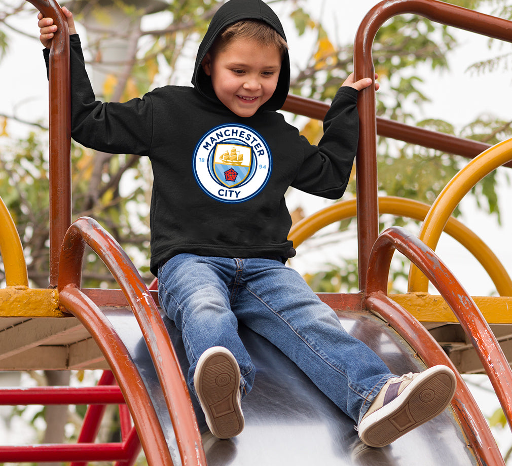 Manchester City Hoodie For Boys-FunkyTradition