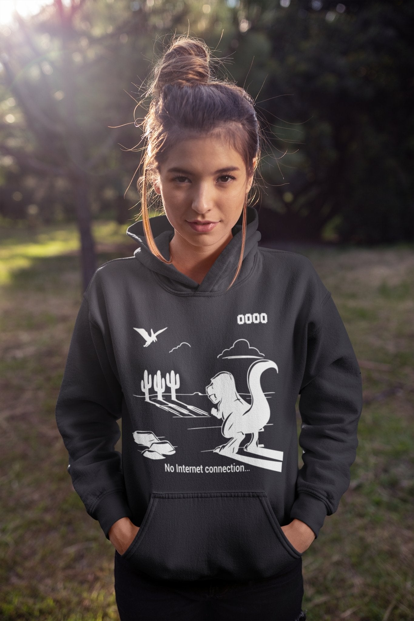 No Internet Aime Hoodies for Women-FunkyTradition - Funky Tees Club