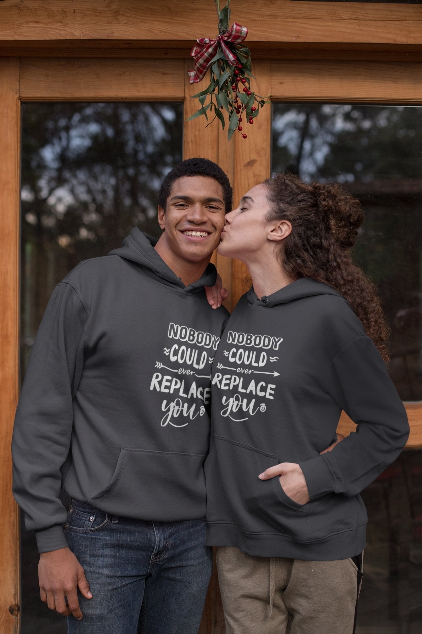 Nobody Could Ever Replace You Couple Hoodie-FunkyTradition - Funky Tees Club