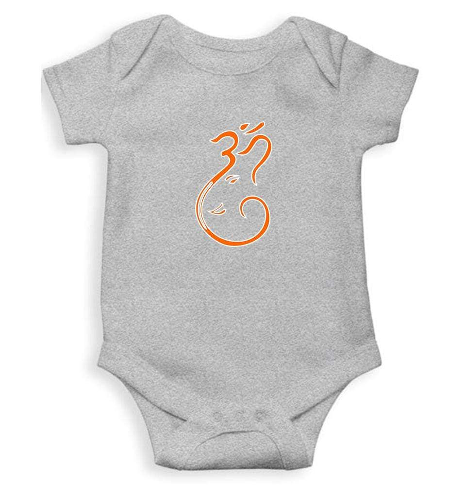 Om Ganesh Rompers for Baby Boy- FunkyTradition FunkyTradition