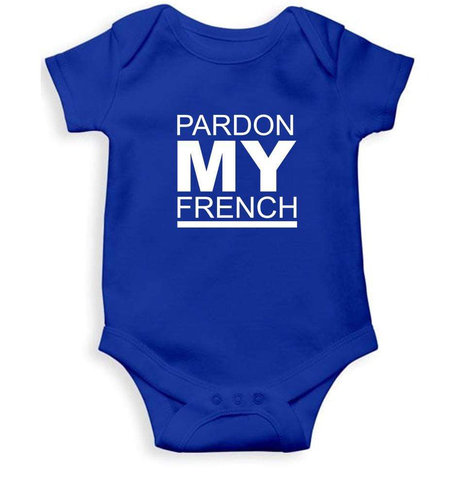Pardon My French Rompers for Baby Boy- FunkyTradition FunkyTradition