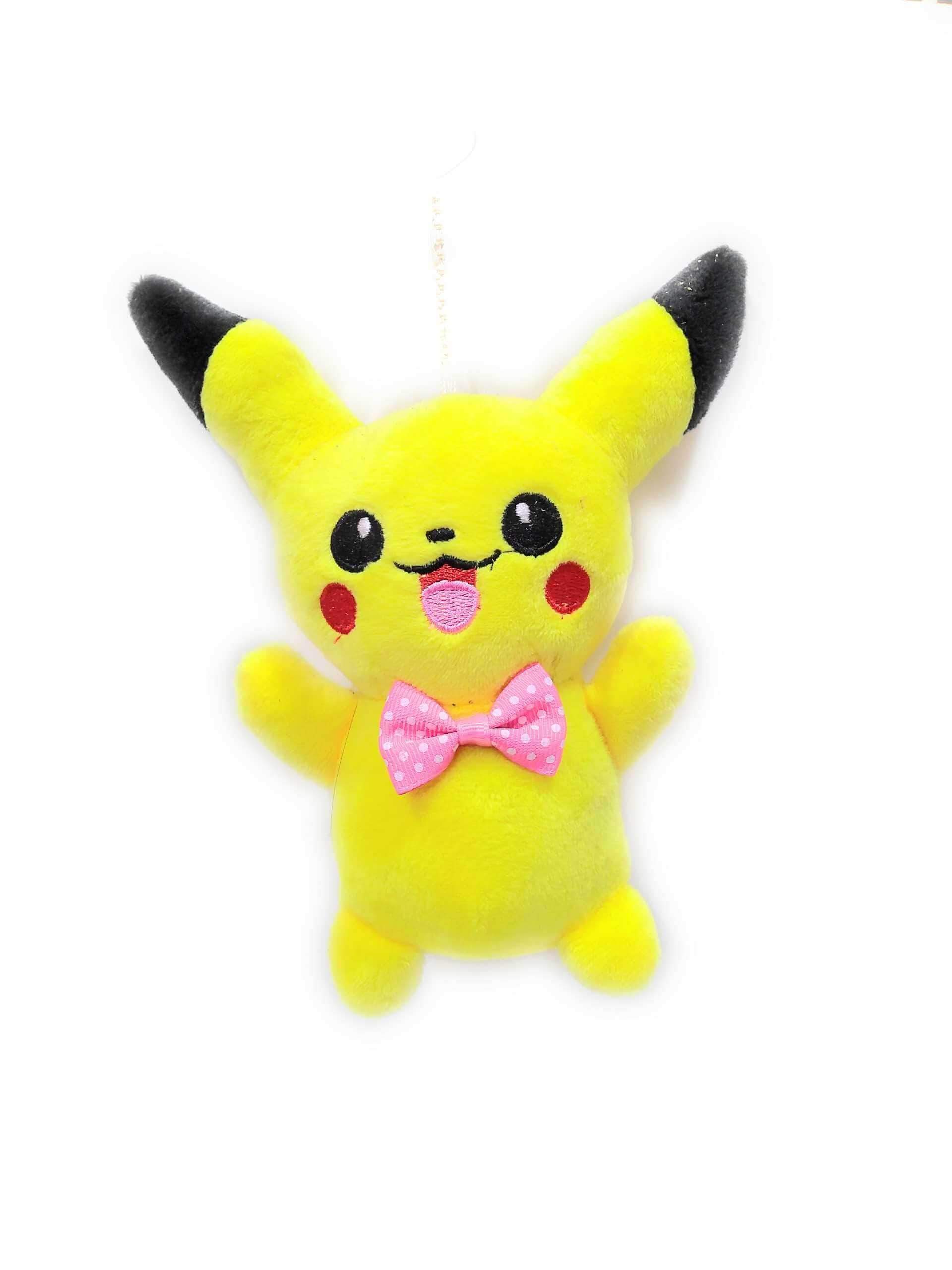 Pikachu Soft toy- 34cm with Hanging Hook Car Home Decor FunkyTradition
