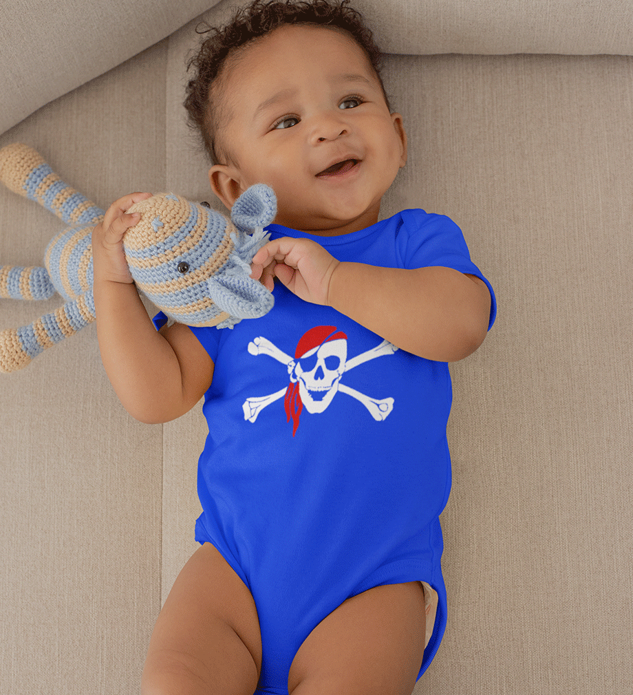 Pirate of Caribbean Skull Rompers for Baby Boy- FunkyTradition FunkyTradition