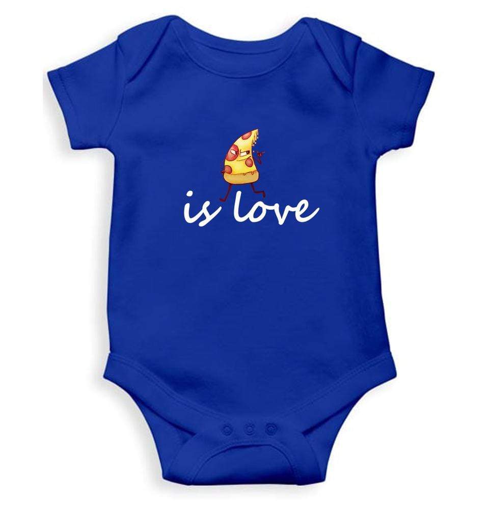 Pizza is love Rompers for Baby Boy- FunkyTradition FunkyTradition