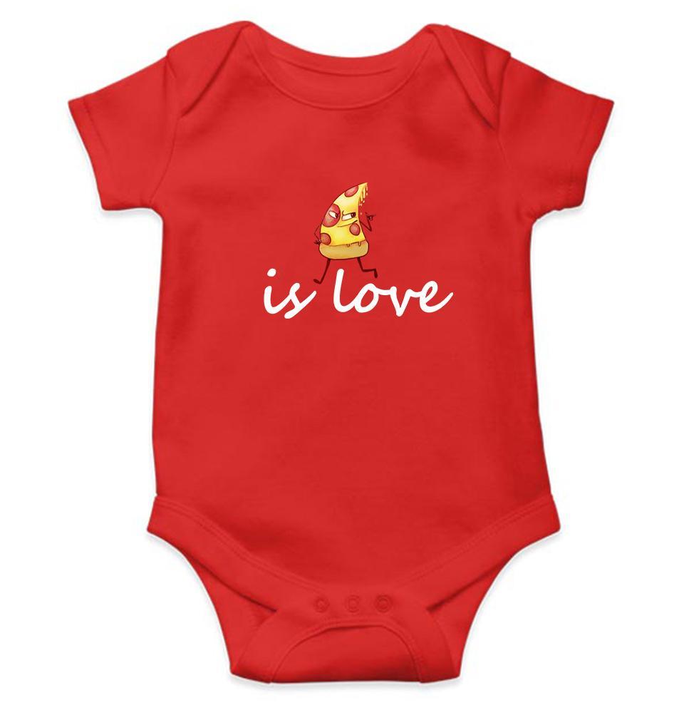 Pizza is love Rompers for Baby Boy- FunkyTradition FunkyTradition