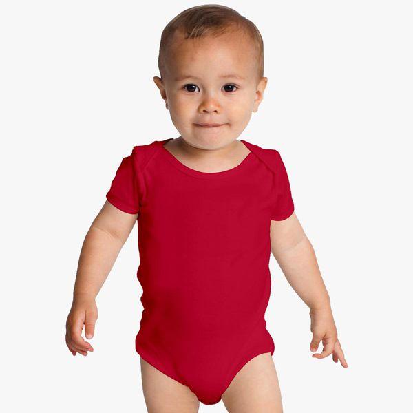 Plain Red Baby Romper- FunkyTradition