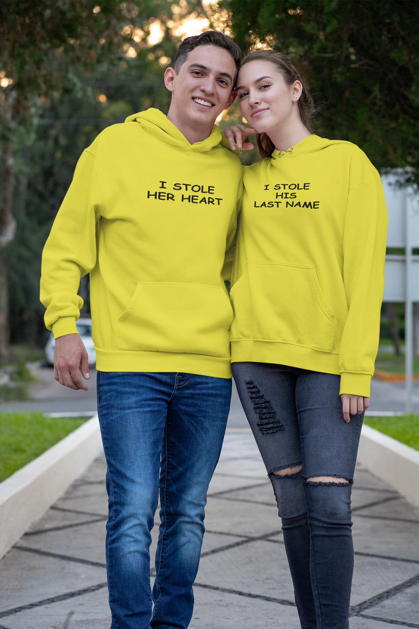 Stole Couple Hoodie-FunkyTradition
