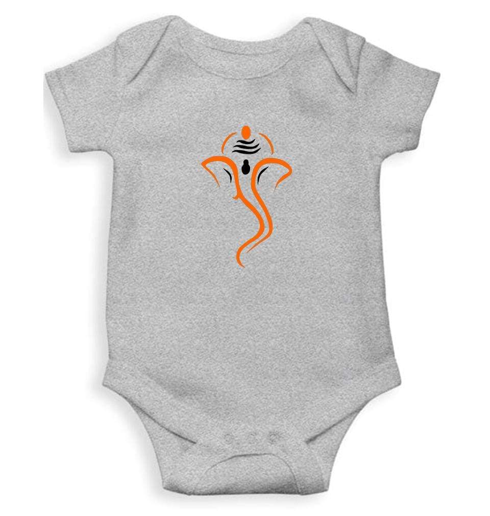 Shree Ganesh Rompers for Baby Boy- FunkyTradition FunkyTradition