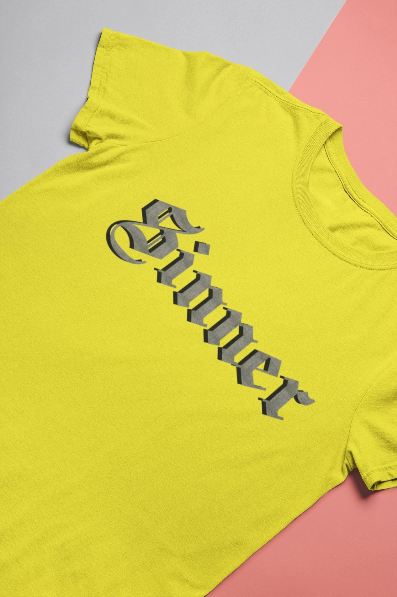 Sinner Teenpreneur Mens Half Sleeves T-shirt- FunkyTradition - Funky Tees Club