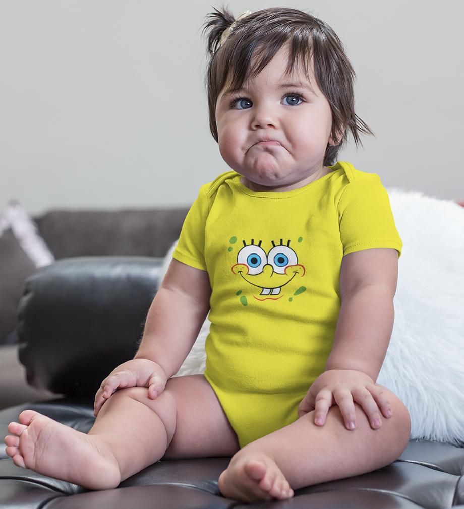 Spongebob Rompers for Baby Girl- FunkyTradition FunkyTradition