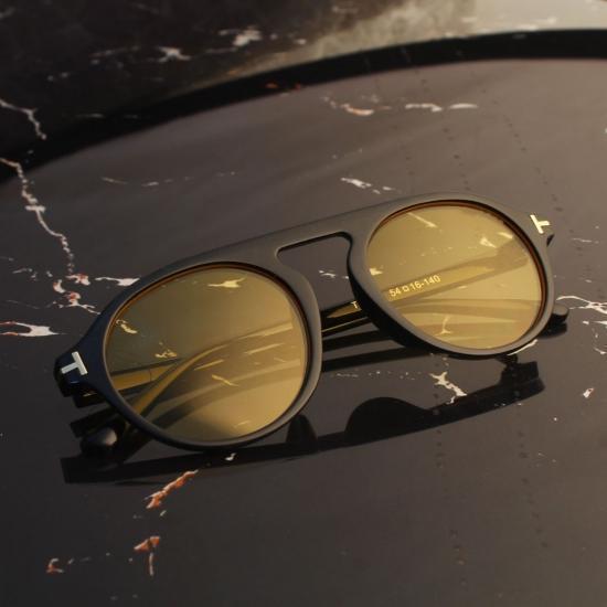 Stylish Black Storm Yellow Candy Wayfarer Sunglasses-FunkyTradition Premium FunkyTradition