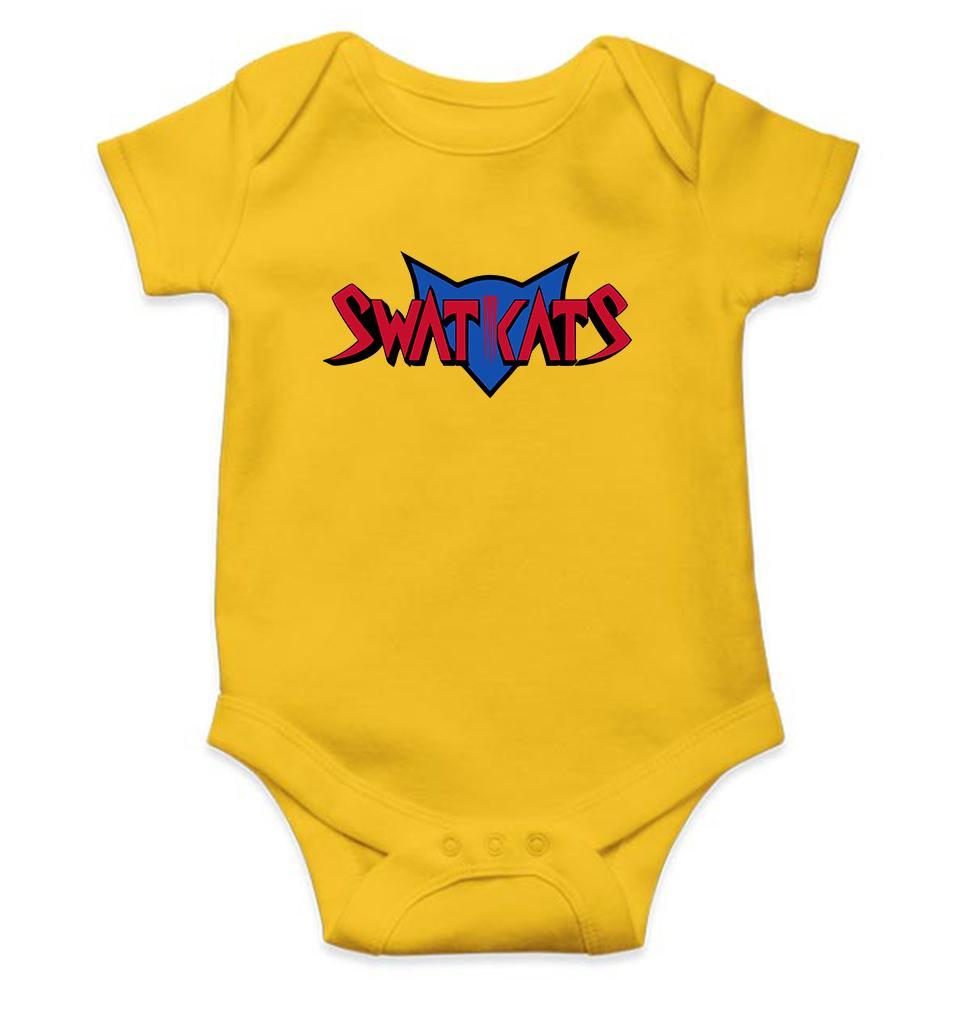 Swat Kats Logo Rompers for Baby Girl- FunkyTradition FunkyTradition