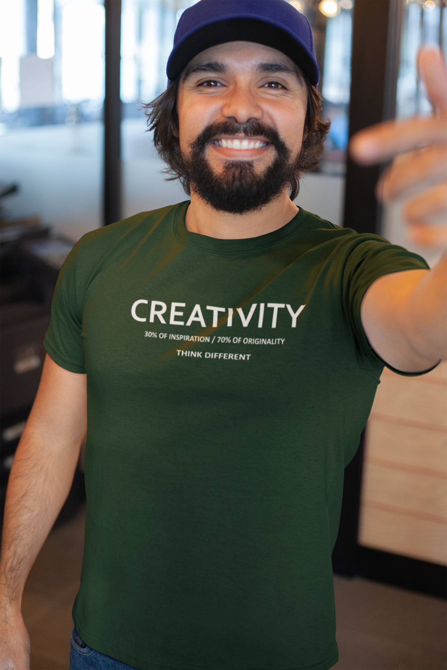 Creativity Quotes Mens Half Sleeves T-shirt- FunkyTradition