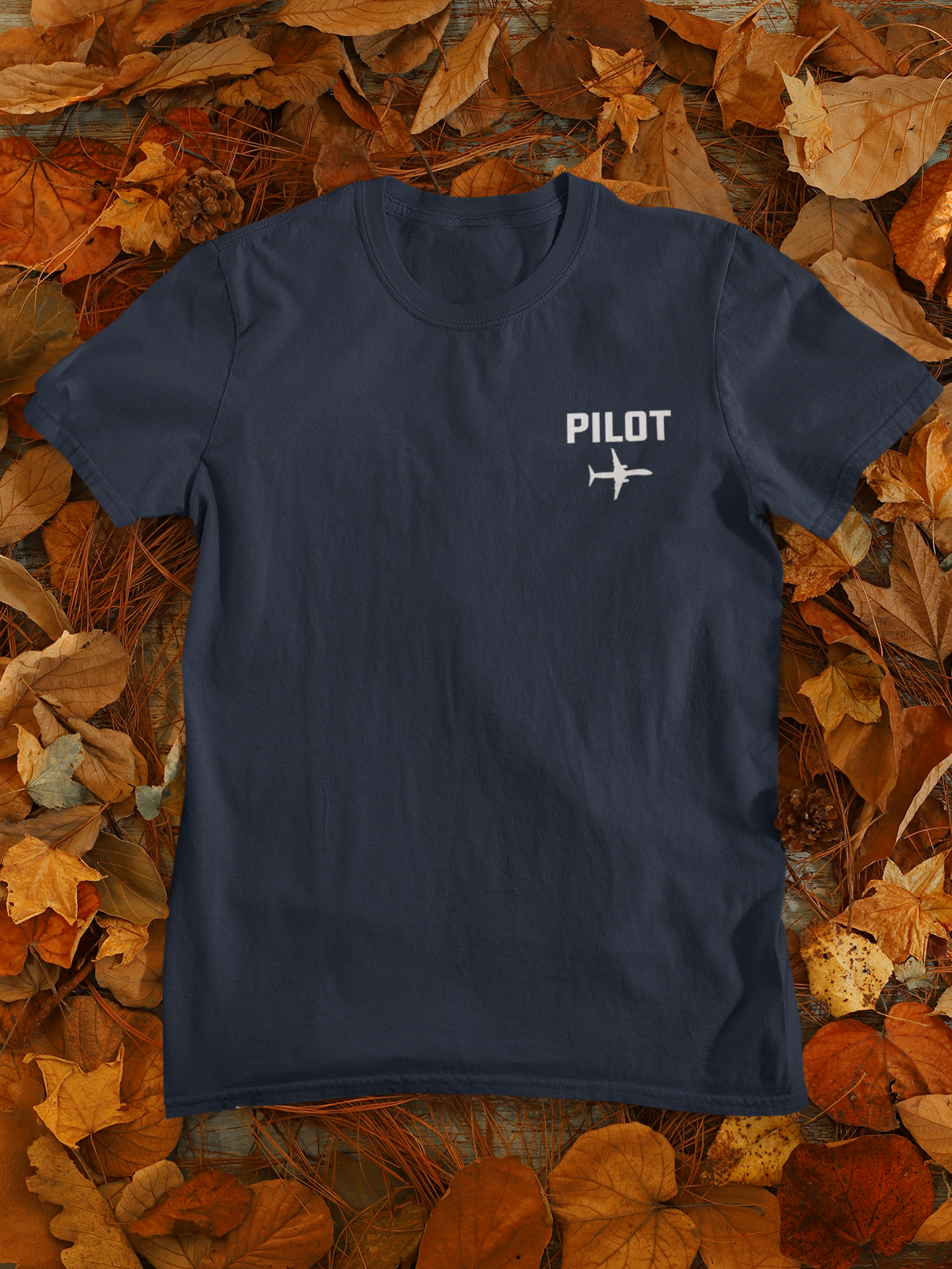 Pilot Pocket Design Pilot Mens Half Sleeves T-shirt- FunkyTradition