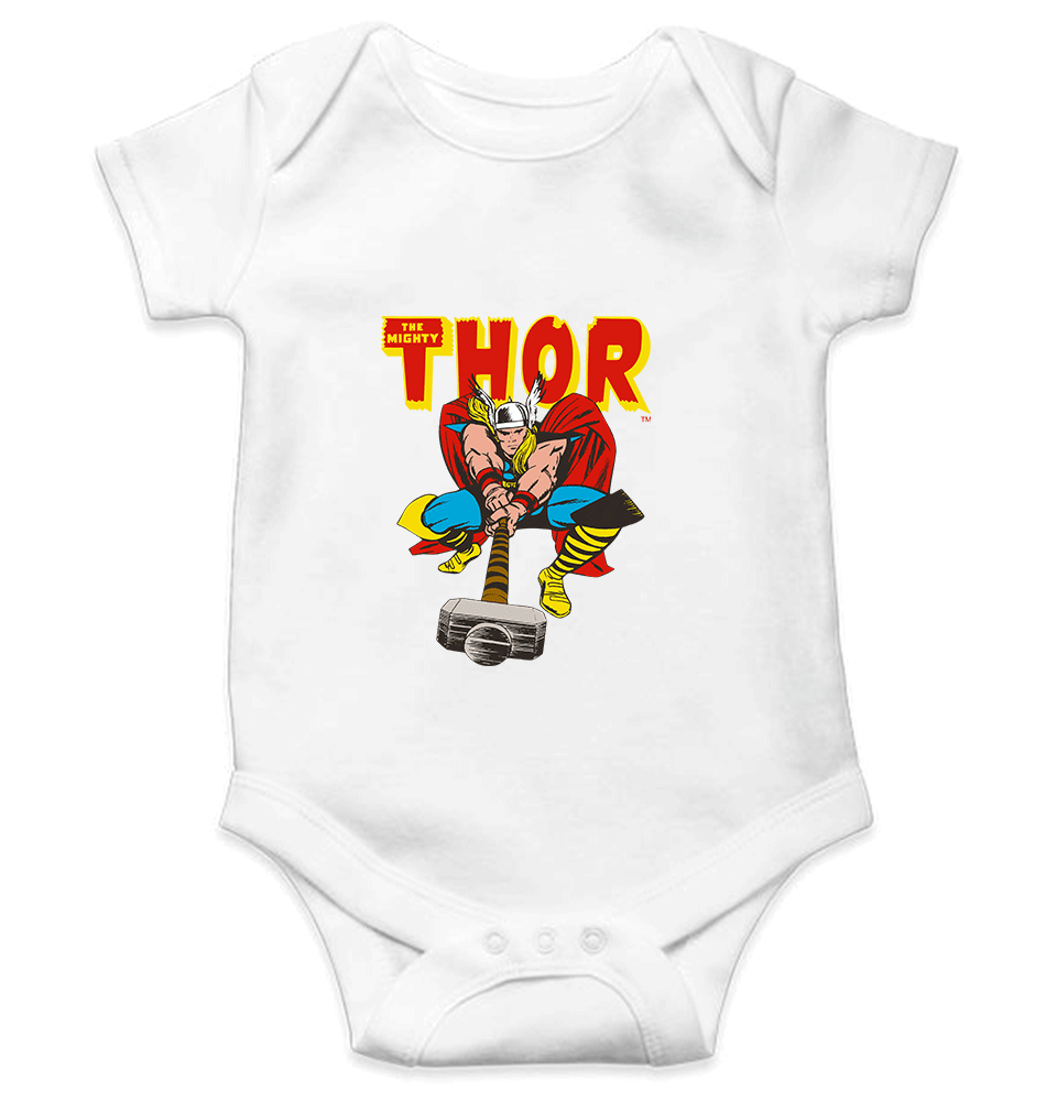 The Mighty Thor Rompers for Baby Boy- FunkyTradition FunkyTradition
