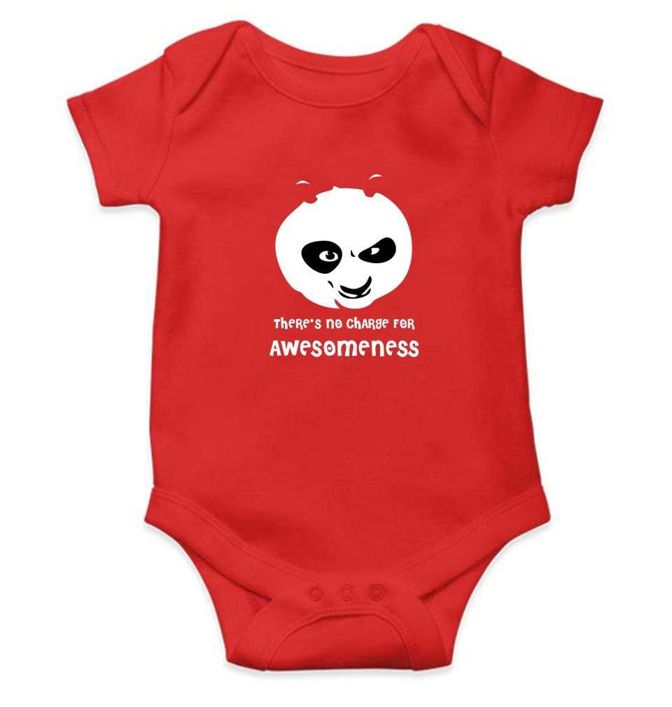 There is no charge for awesomeness Panda Abstract Rompers for Baby Boy- FunkyTradition FunkyTradition