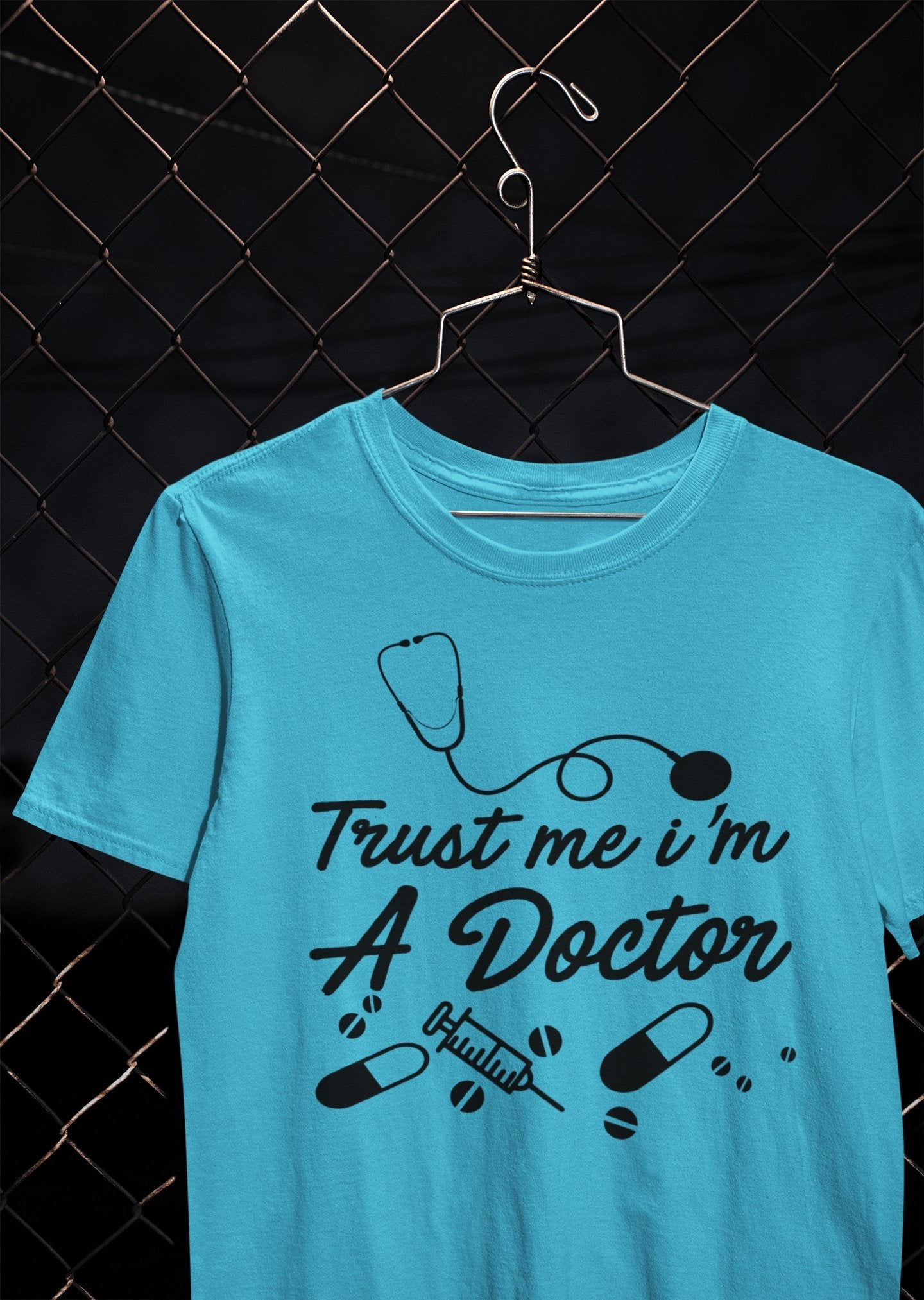 Trust Me I Am A Doctor Mens Half Sleeves T-shirt- FunkyTradition - Funky Tees Club
